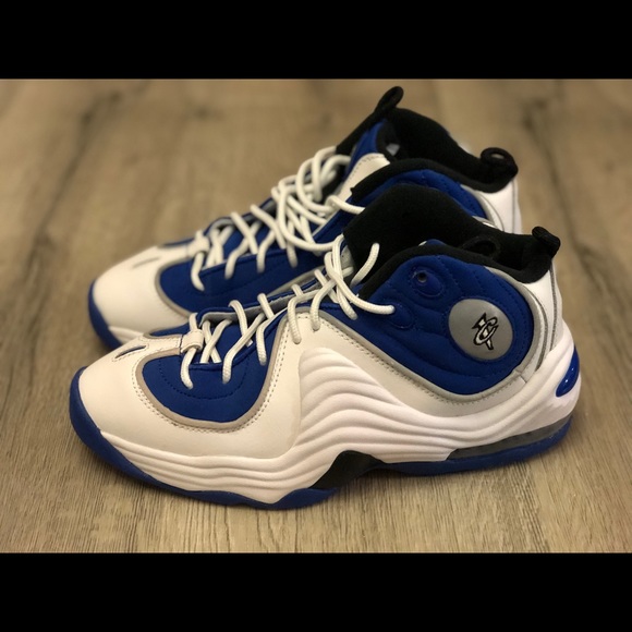 🛑SOLD🛑NIKE AIR PENNY 2 RETRO WHITE COLLEGE BLUE 4.5Y GS - Picture 3 of 8